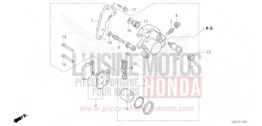 FRONT BRAKE CALIPER CRF150RBN de 2022